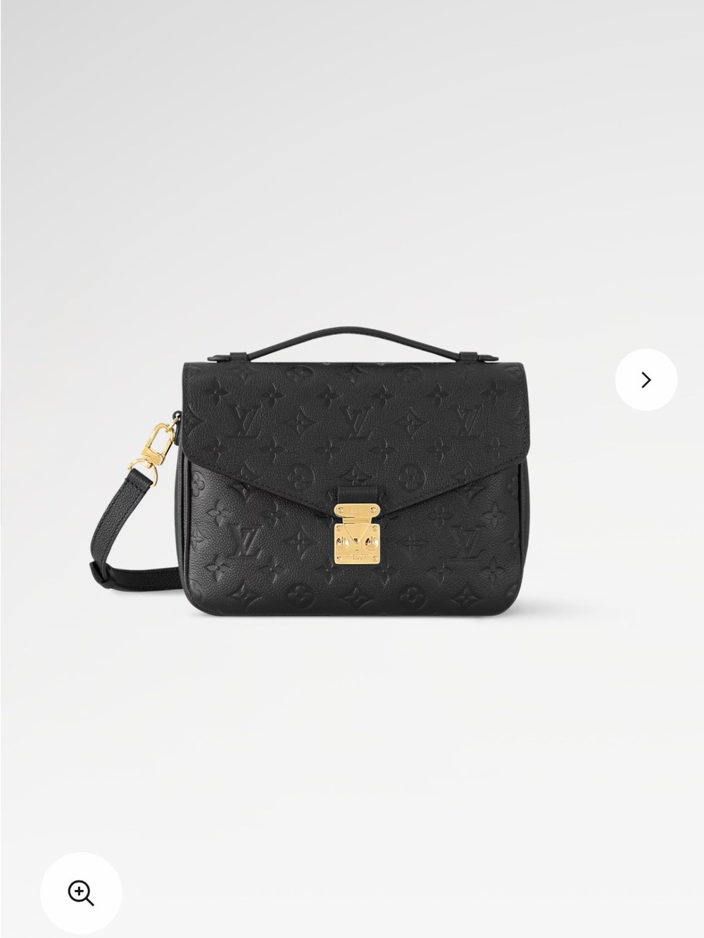Louis Vuitton Black Monogram Pochette Métis